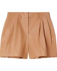 Stella McCartney Alter Mat Shorts aus Faux-Leder Nude