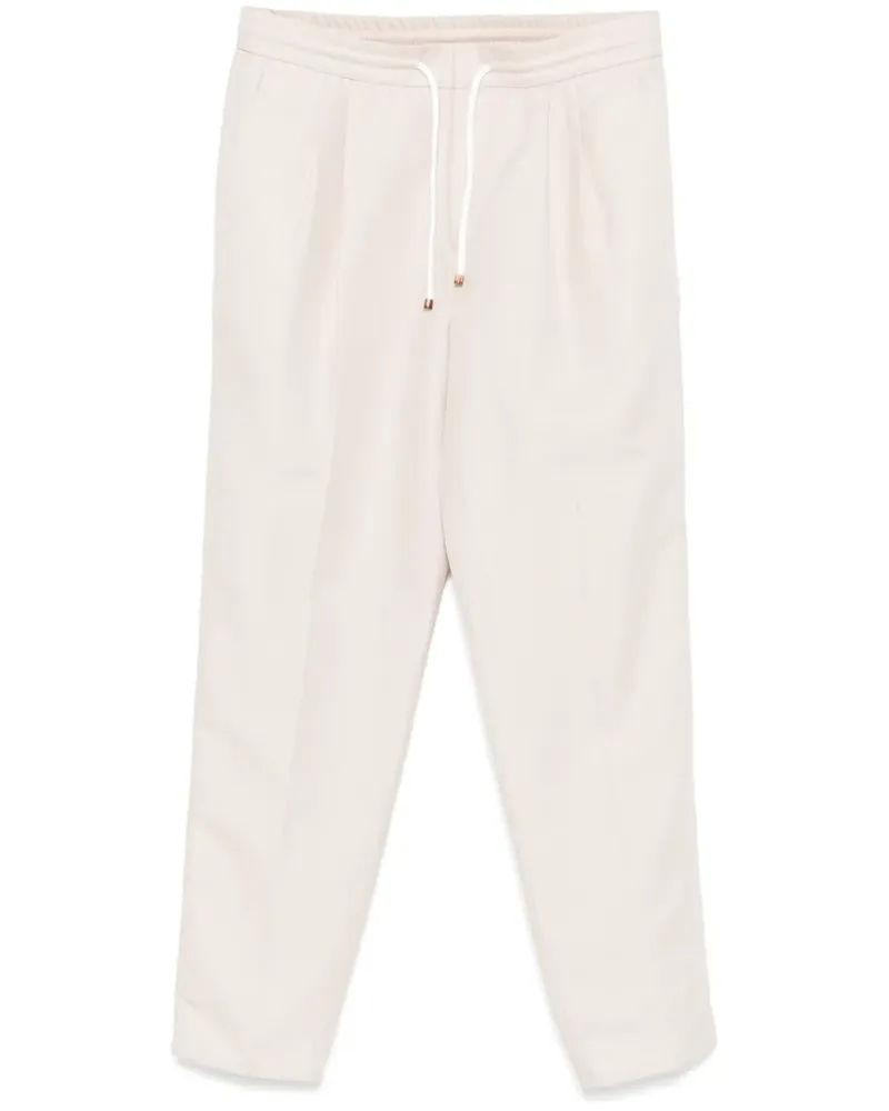 Brunello Cucinelli Hose mit Tapered-Bein - Nude Nude