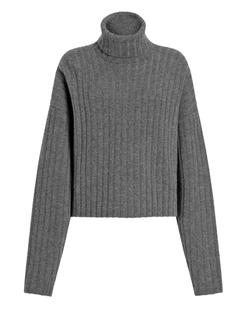 Dolce & Gabbana Gerippter Pullover - Grau Grau