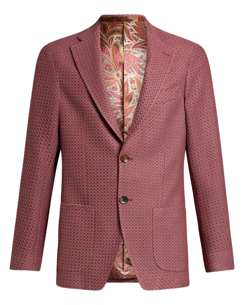 Etro Blazer aus Baumwolljersey - Rot Rot