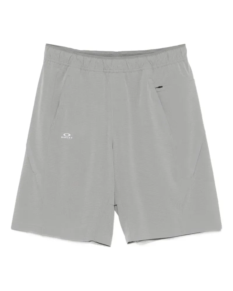 Oakley logo-print track shorts - Grau Grau
