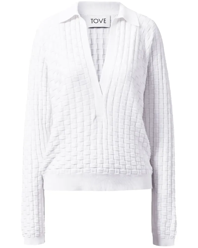 TOVE Juniper Pullover - Weiß Weiß