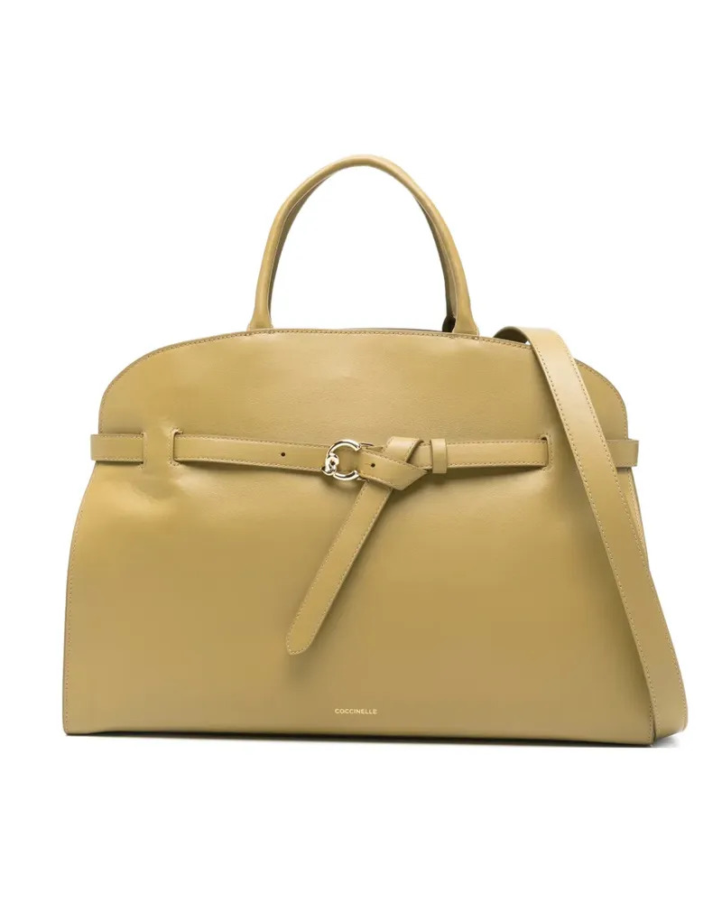 Coccinelle large Sabine buckled tote bag - Grün Grün