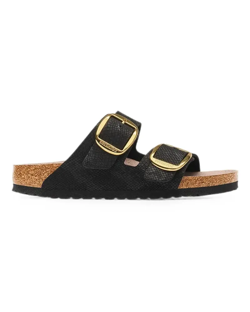 Birkenstock Arizona snakeskin-effect sandals - Schwarz Schwarz
