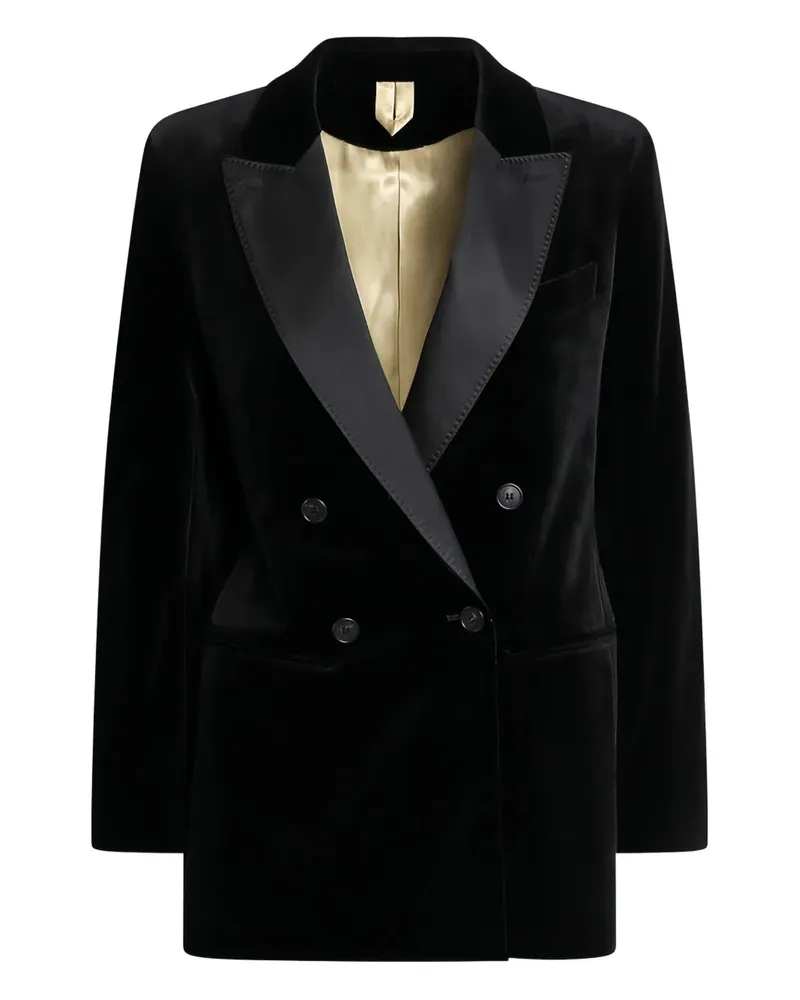 Max Mara Doppelreihiger Orario Blazer - Schwarz Schwarz