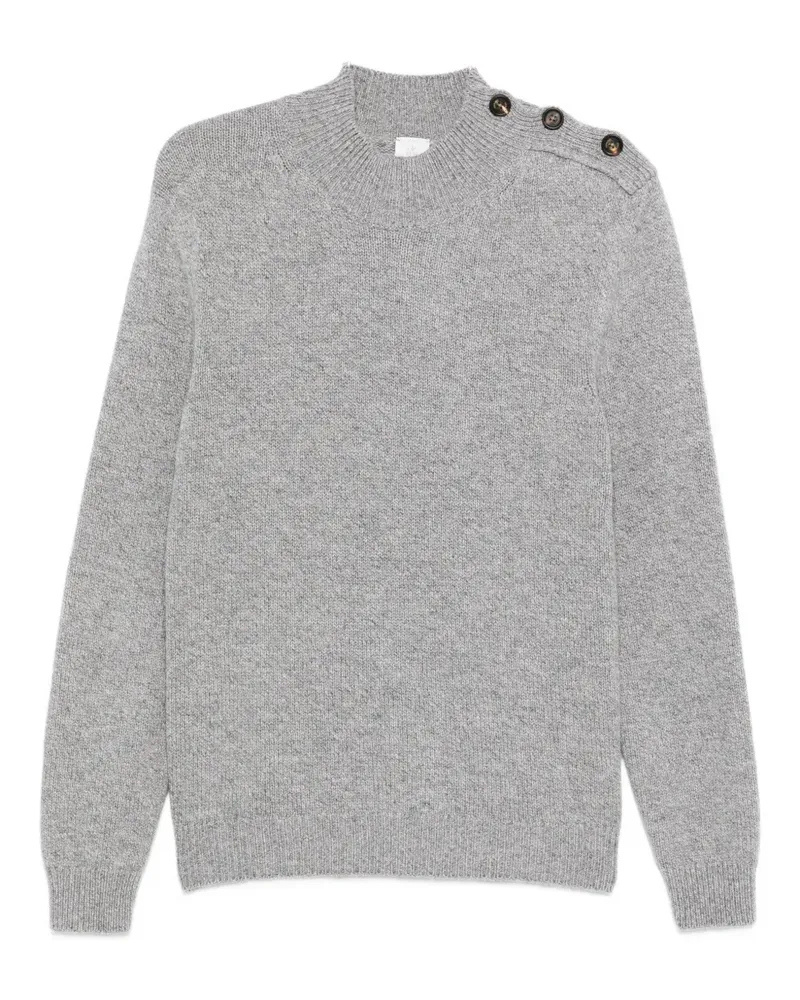 Eleventy Pullover mit Knopfdetail - Grau Grau
