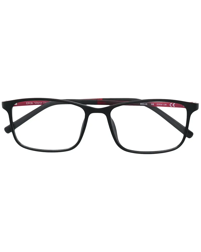 EPOS Eckige Brille - Grau Grau