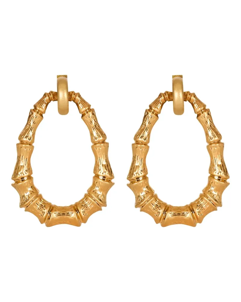 Balmain Creolen im Bambus-Design - Gold Gold