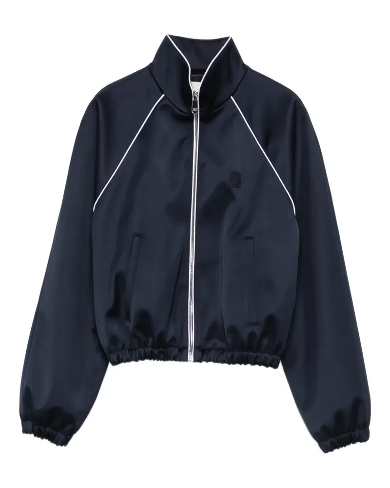 Sandro Reißverschlussjacke mit Paspeln - Blau Blau