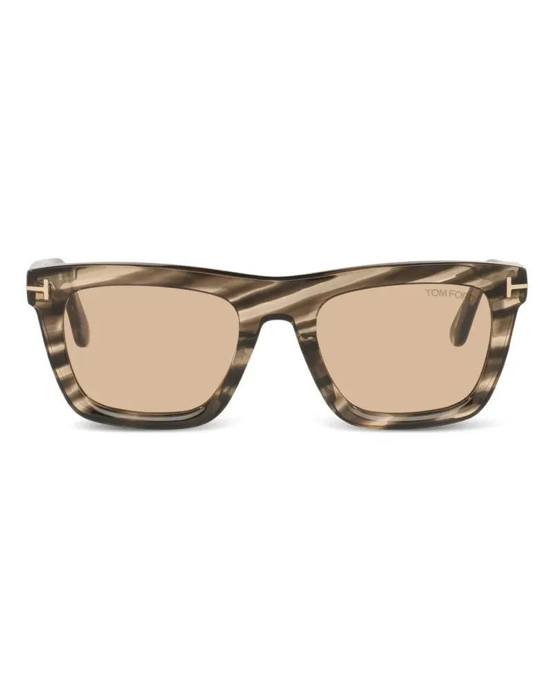 Tom Ford Eckige Sonnenbrille - Grün Grün