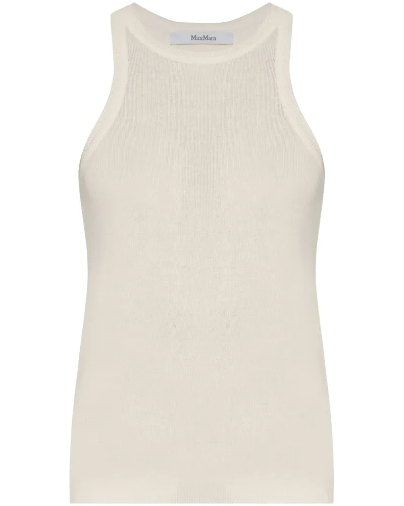 Max Mara Arnes Oberteil - Weiß Weiß