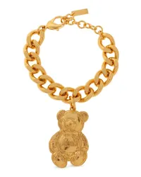 Moschino Armband mit Teddy-Anhänger Gold