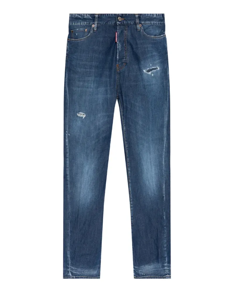Dsquared2 Loose Twst distressed-effect jeans - Blau Blau