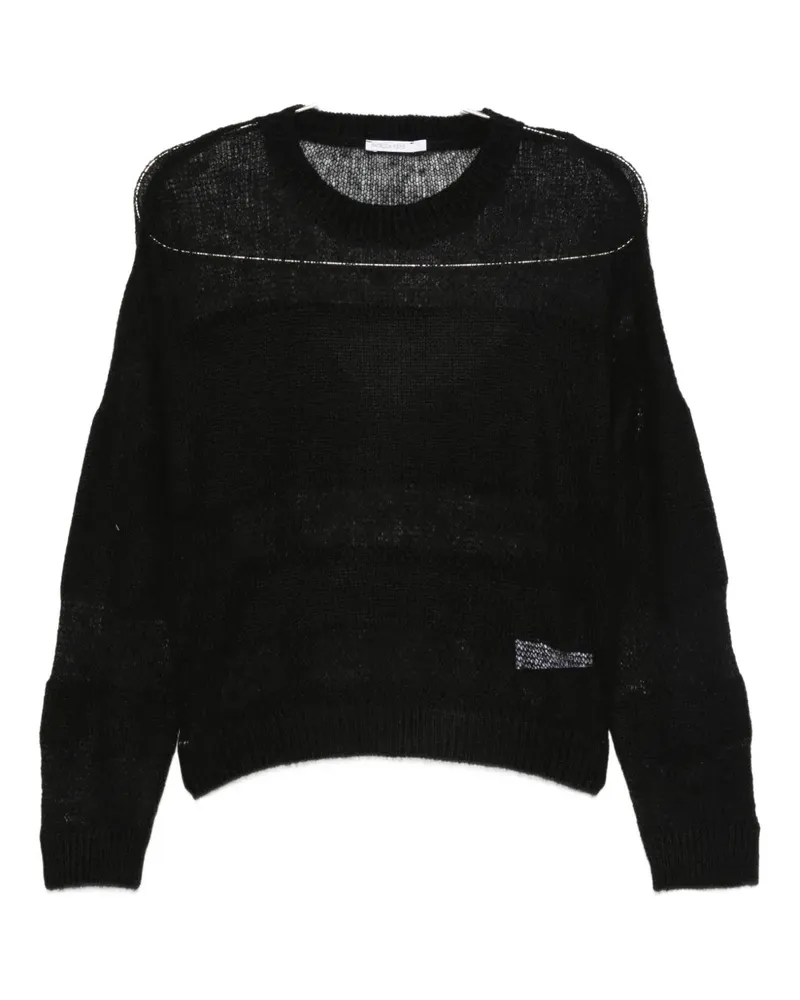 Patrizia Pepe Pullover mit Rundhalsausschnitt - Schwarz Schwarz