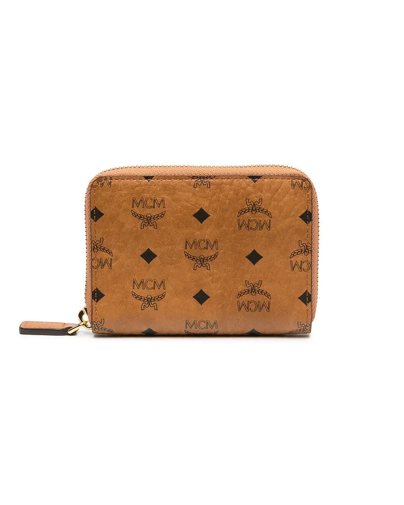 MCM Portemonnaie mit Logo - Braun Braun