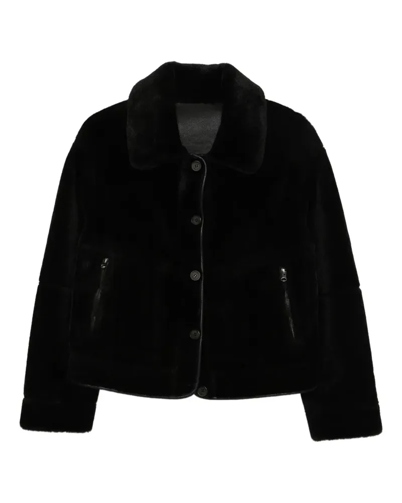 Urbancode Geknöpfte Jacke - Schwarz Schwarz