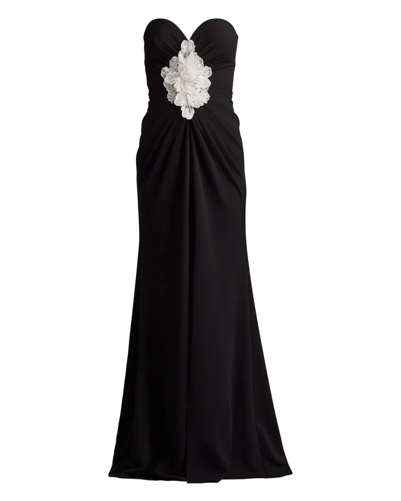 Tadashi Shoji Trägerloses Abendkleid - Schwarz Schwarz