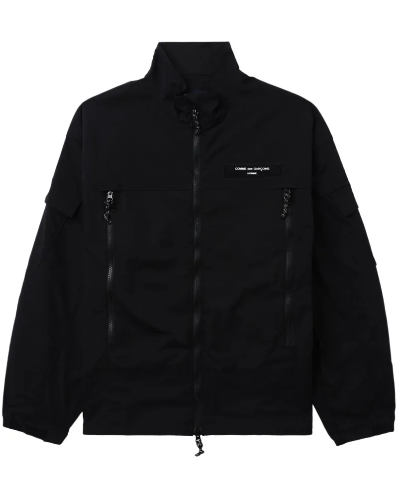 Comme des Garçons Jacke mit Logo-Print - Schwarz Schwarz