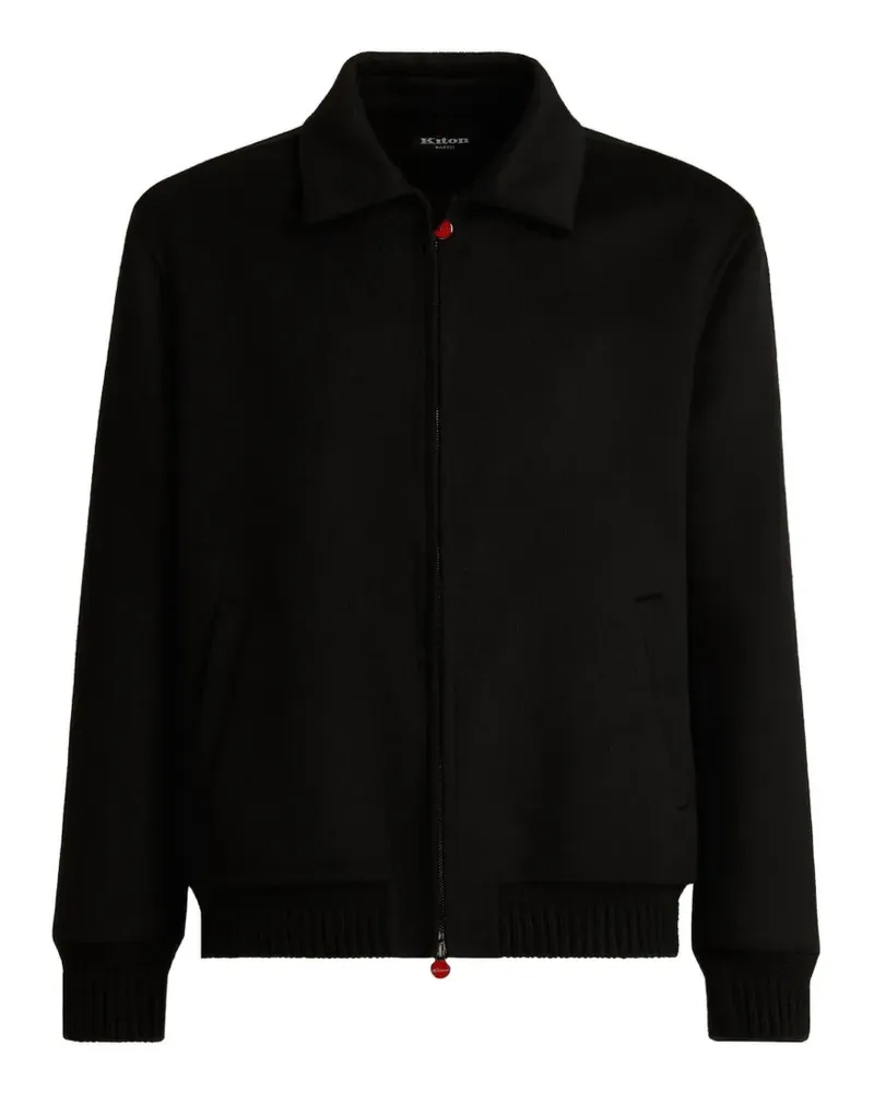 Kiton Bomberjacke aus Kaschmir - Schwarz Schwarz