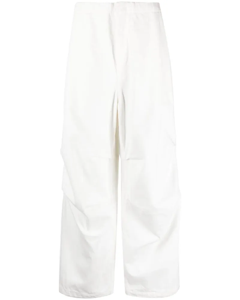 Jil Sander Hose mit geradem Bein - Weiß Weiß