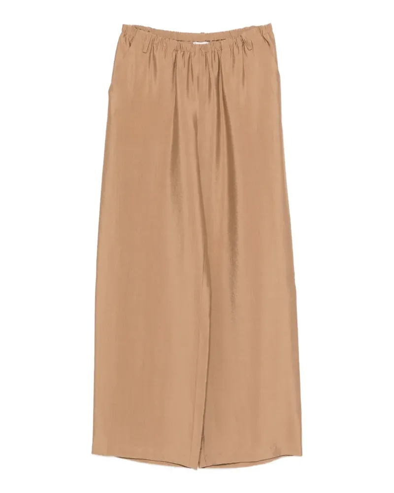 ALYSI Palazzohose mit elastischem Bund - Braun Braun