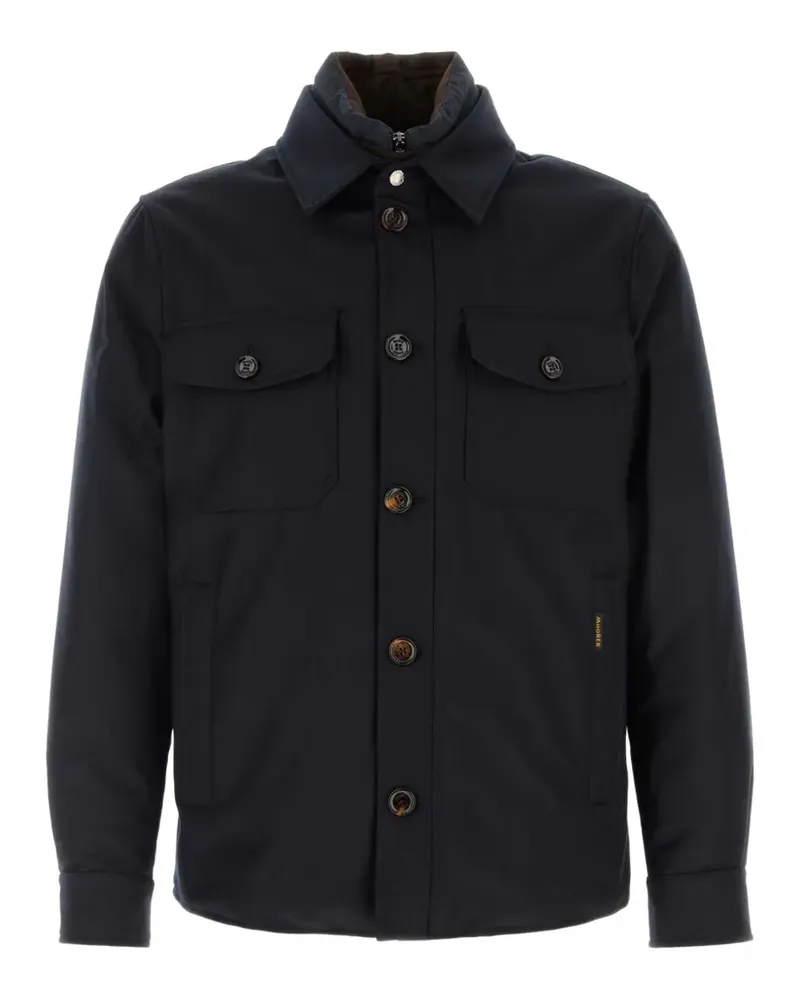 MOORER Dasson cashmere down jacket - Blau Blau