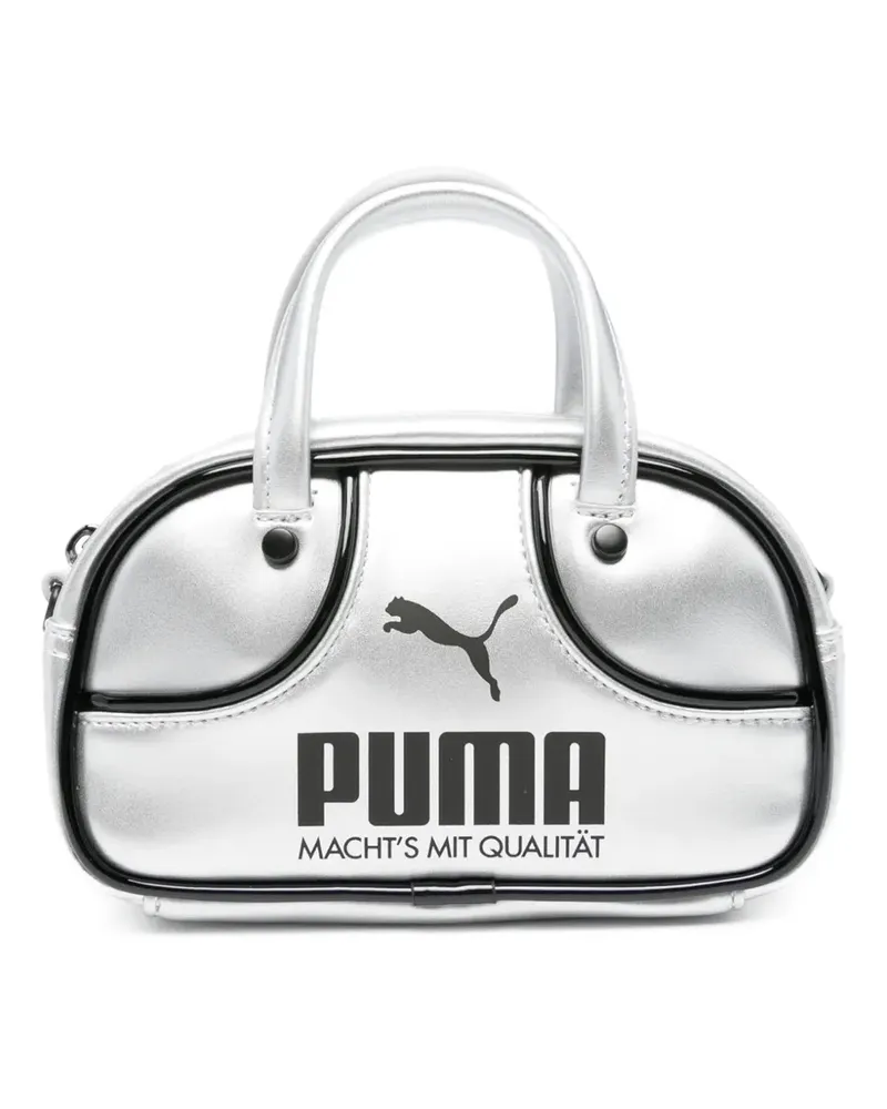 Puma mini 1976 Grip tote bag - Silber Silber