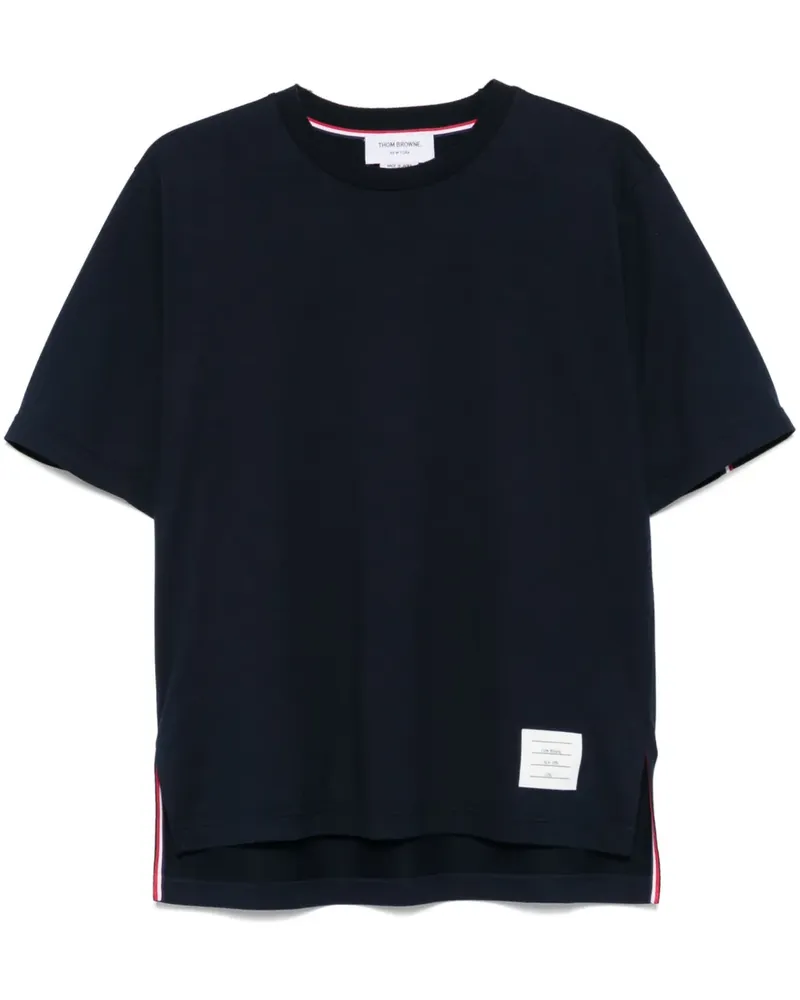 Thom Browne T-Shirt aus Jersey - Blau Blau