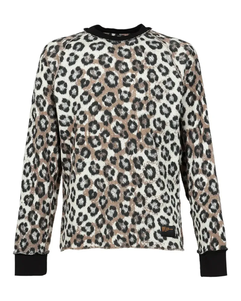 PACCBET RASSVET T-Shirt mit Leopardenprint - Nude Nude