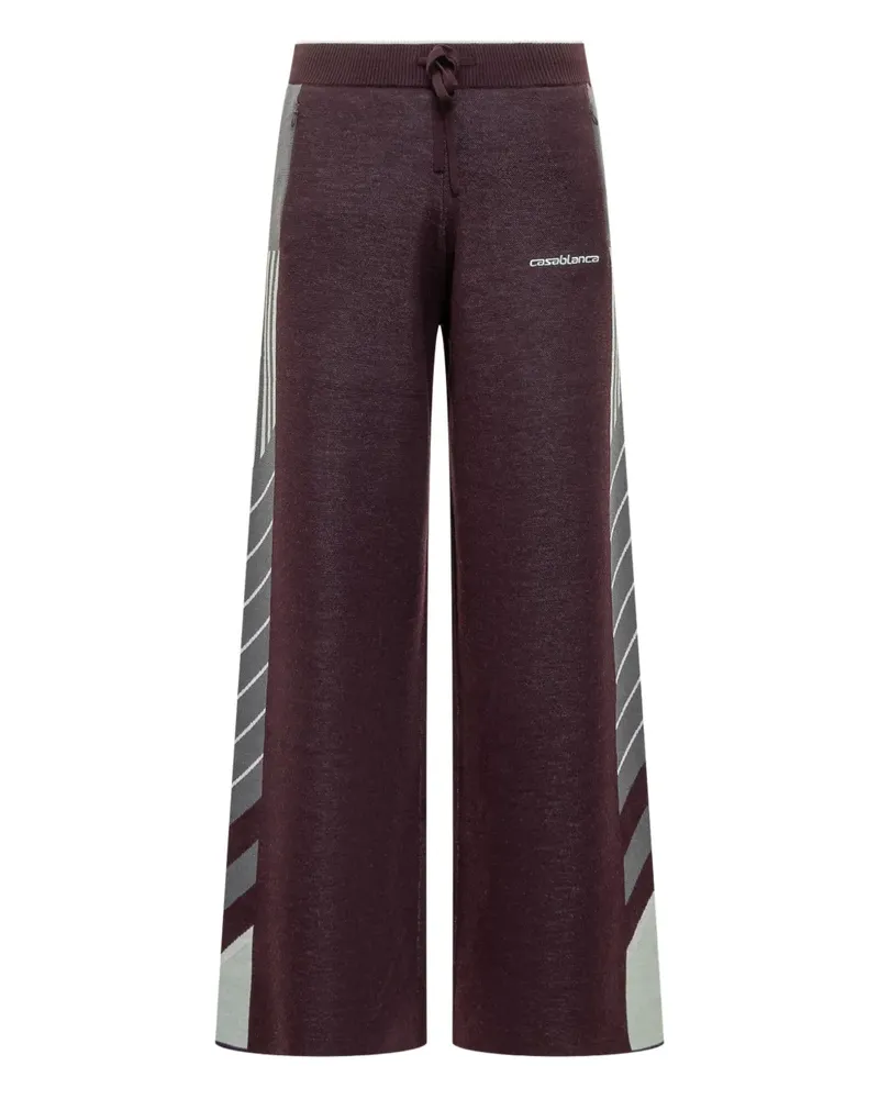 Casablanca Paris Diagonal Tennis Hose - Rot Rot