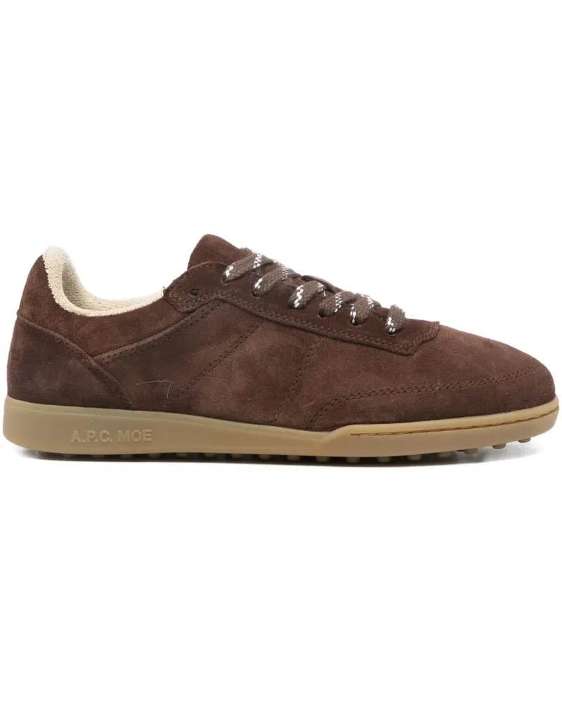 A.P.C. Sneakers aus Wildleder - Braun Braun