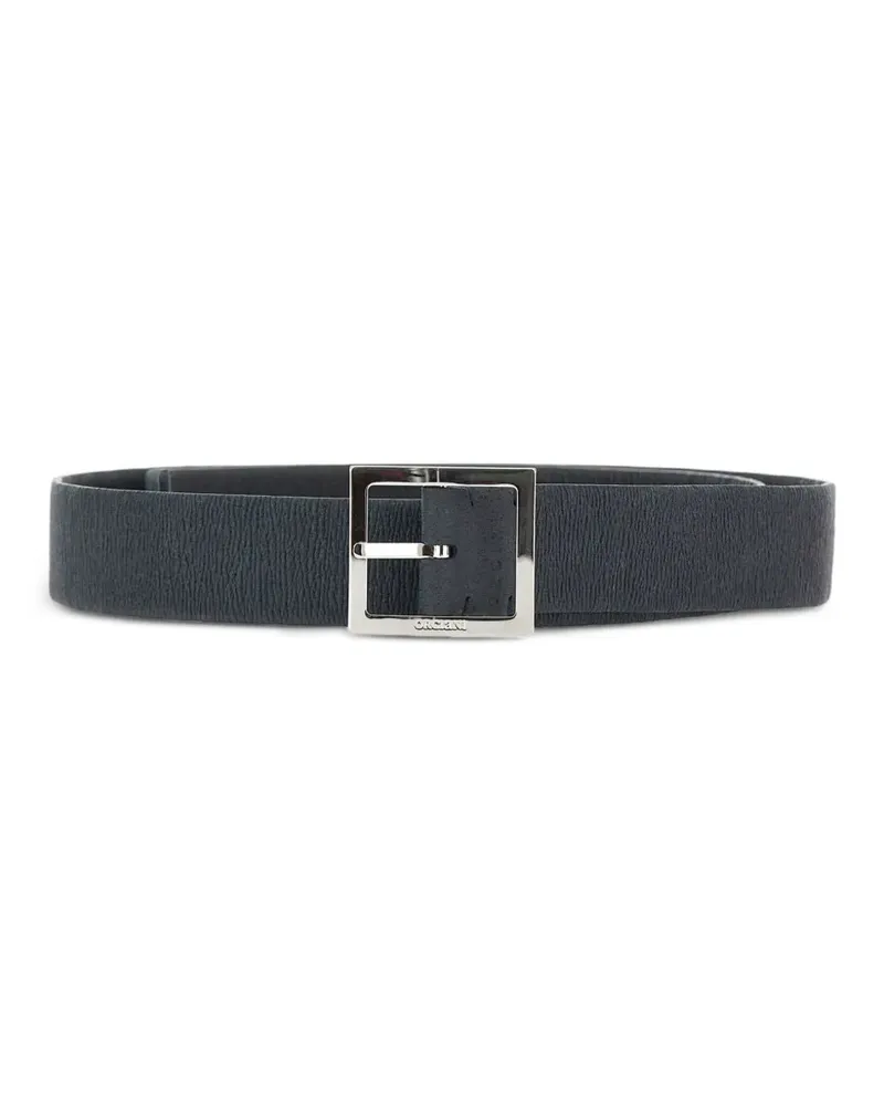 Orciani Gürtel aus mattiertem Leder - Blau Blau