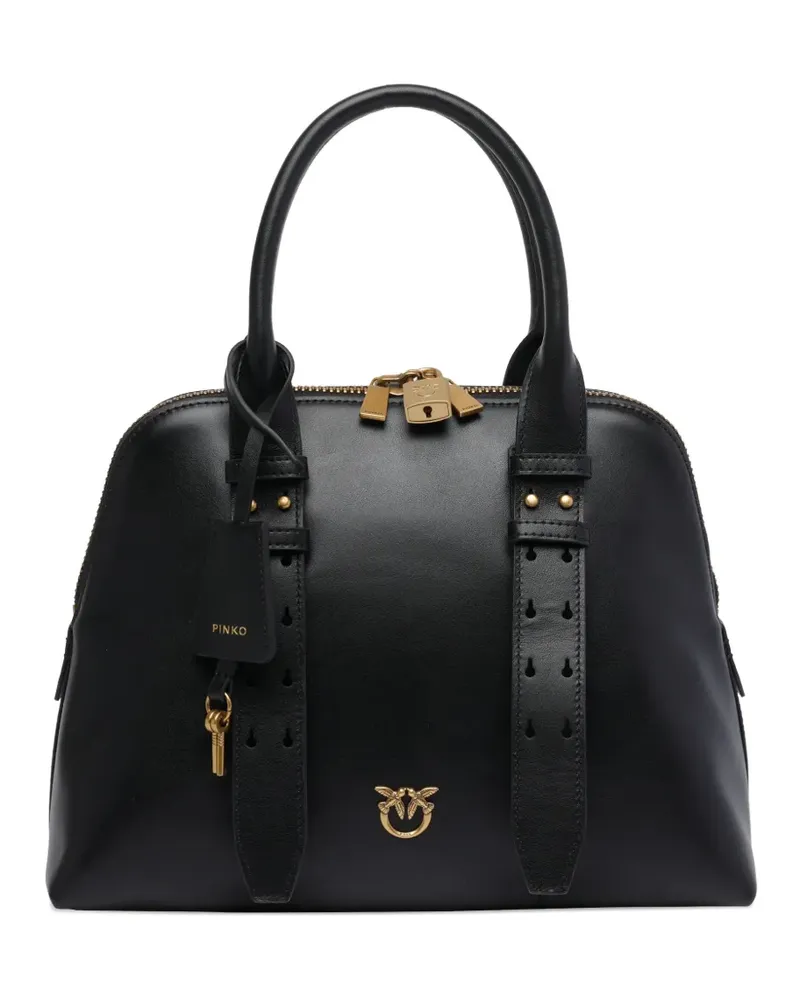Pinko Medium Bowling tote bag - Schwarz Schwarz