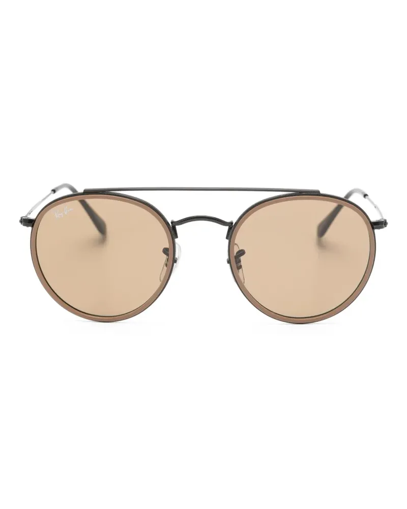 Ray Ban Sonnenbrille mit rundem Gestell - Braun Braun