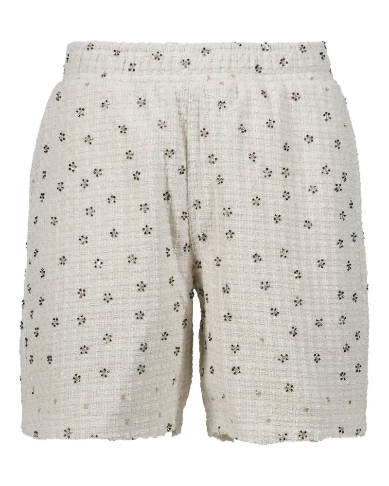 Honor The Gift Stretchbund-Shorts mit Blumen-Print - Weiß Weiß