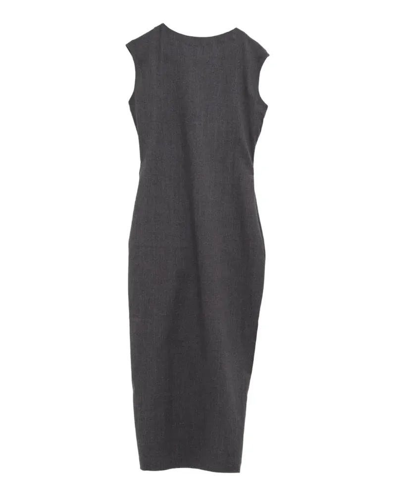 Jacquemus The Alba Midikleid - Grau Grau