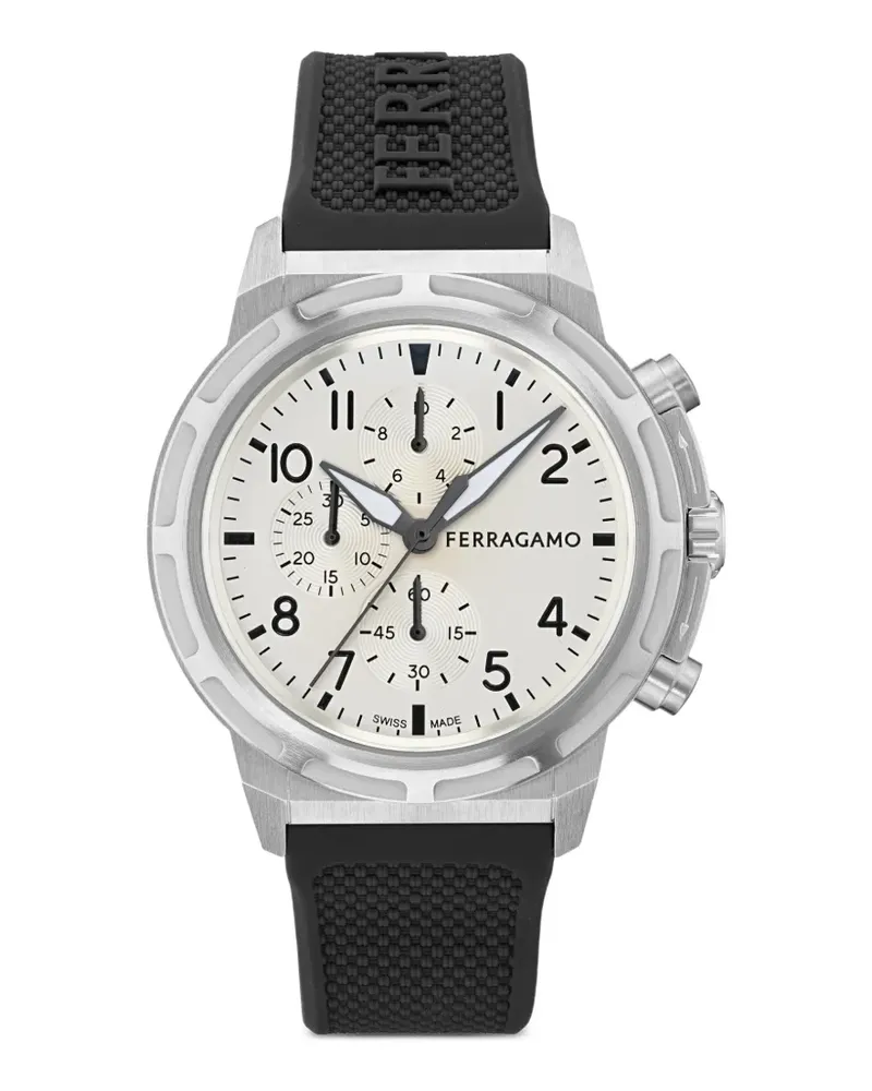 Ferragamo Nima Chrono 44mm watch - Weiß Weiß