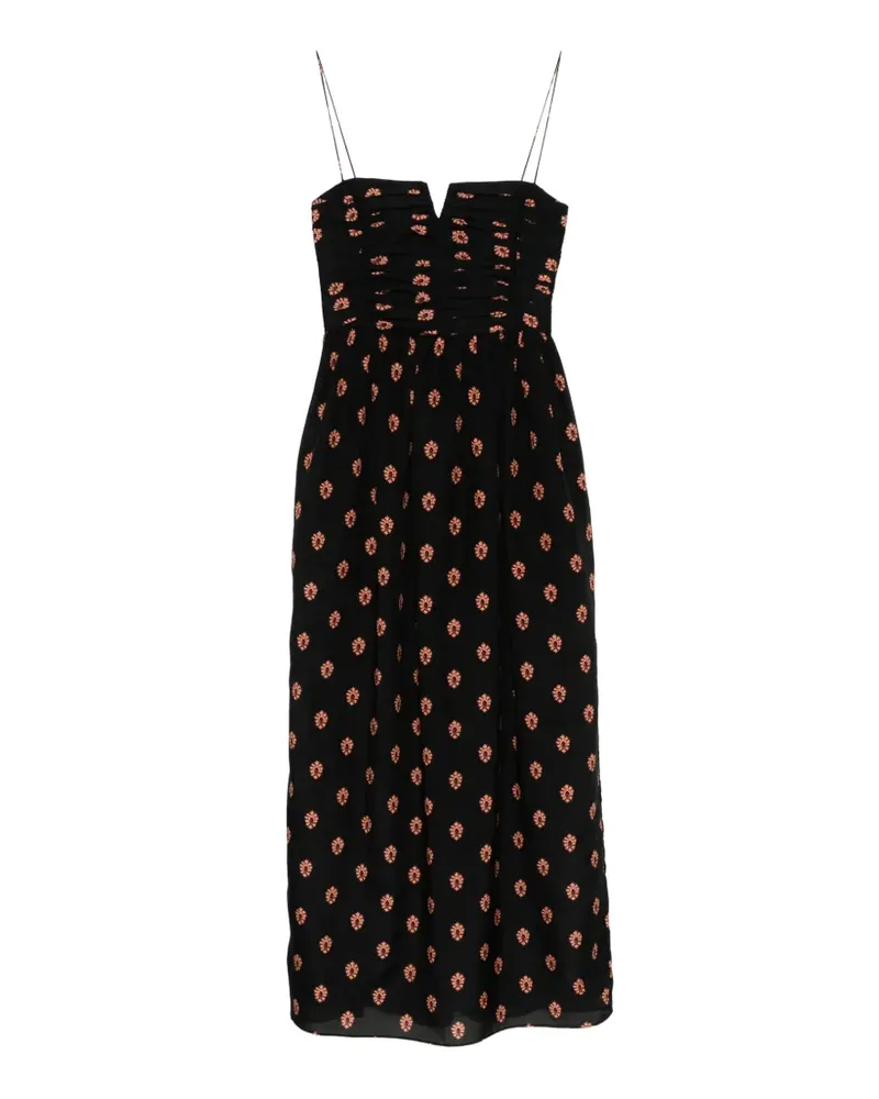 Matteau gathered tulip dress - Schwarz Schwarz