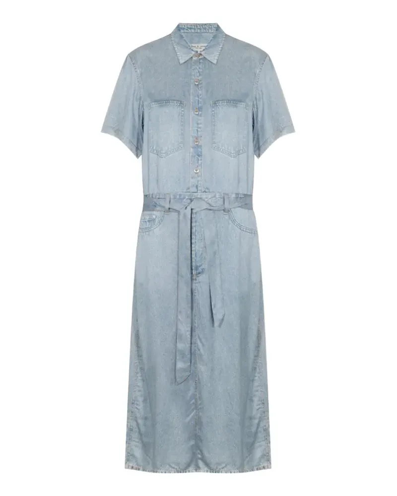 Rag & Bone Miramar Midikleid - Blau Blau
