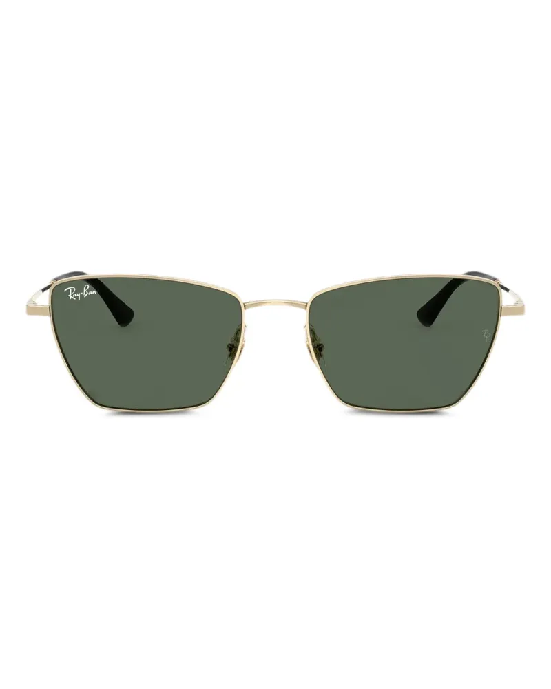 Ray Ban Sonnenbrille mit geometrischem Gestell - Gold Gold