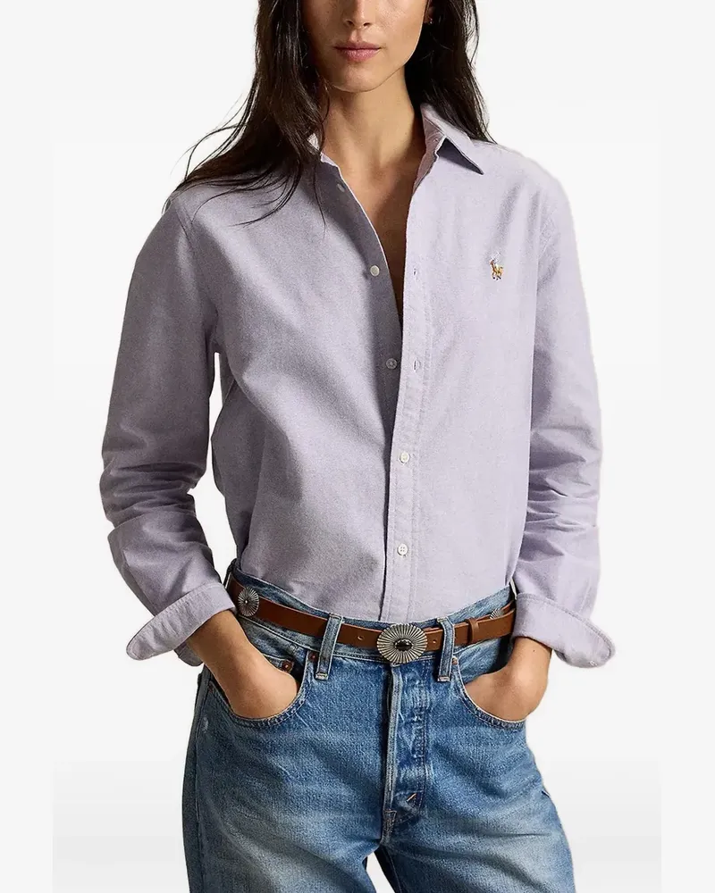 Ralph Lauren Hemd mit Logo - Violett Violett