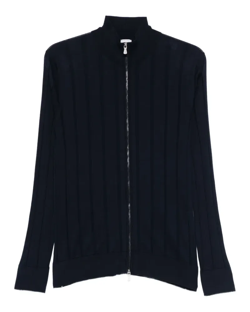 Eleventy Cardigan mit Reißverschluss - Blau Blau