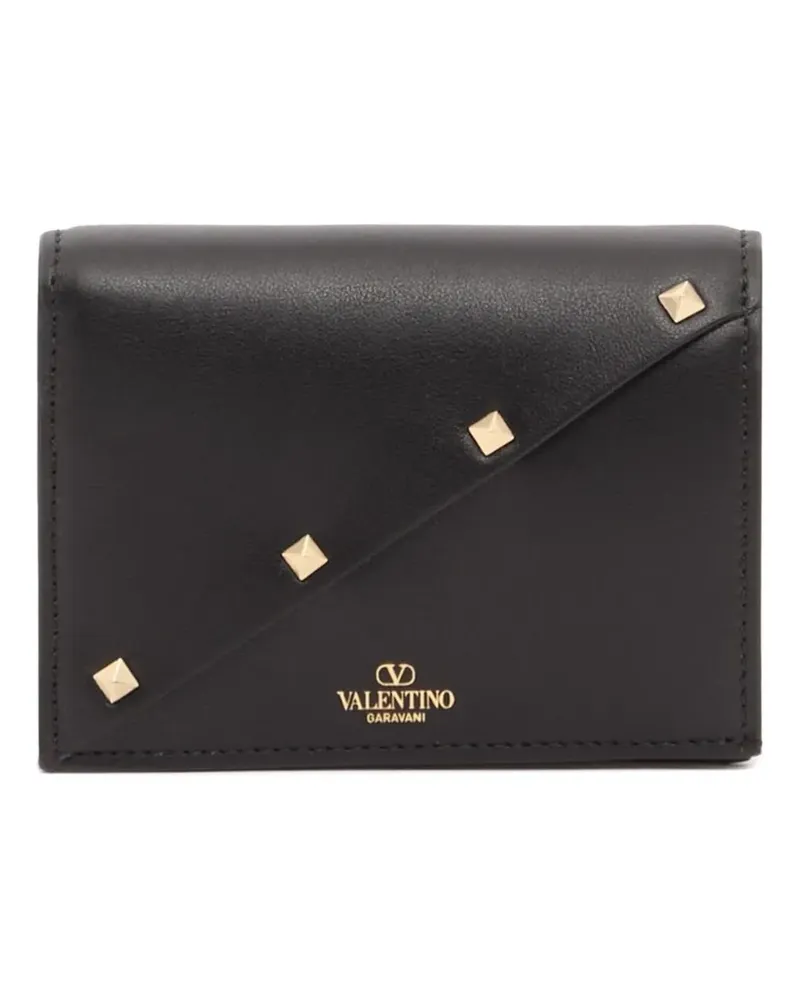 Valentino Garavani Kleines Rockstud Wispy Portemonnaie - Schwarz Schwarz
