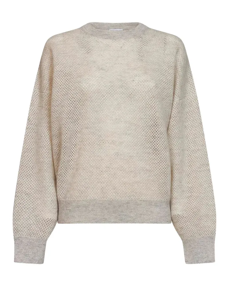 Brunello Cucinelli Pullover mit Lamé-Garn - Nude Nude