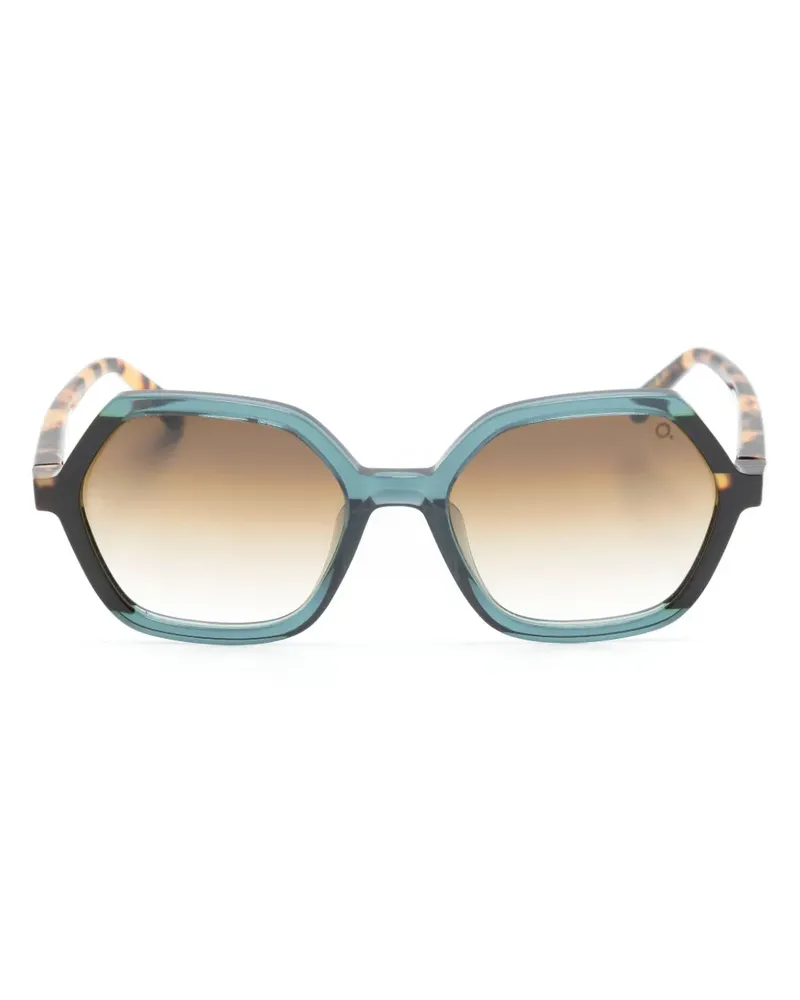 Etnia Barcelona Sonnenbrille mit geometrischem Gestell - Braun Braun