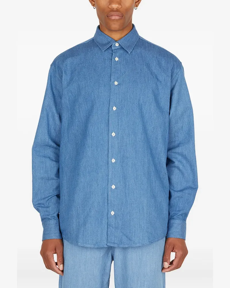Soulland Langärmeliges Hemd - Blau Blau