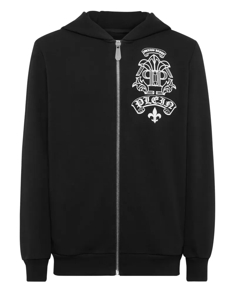 Philipp Plein Sportjacke mit Logo - Schwarz Schwarz