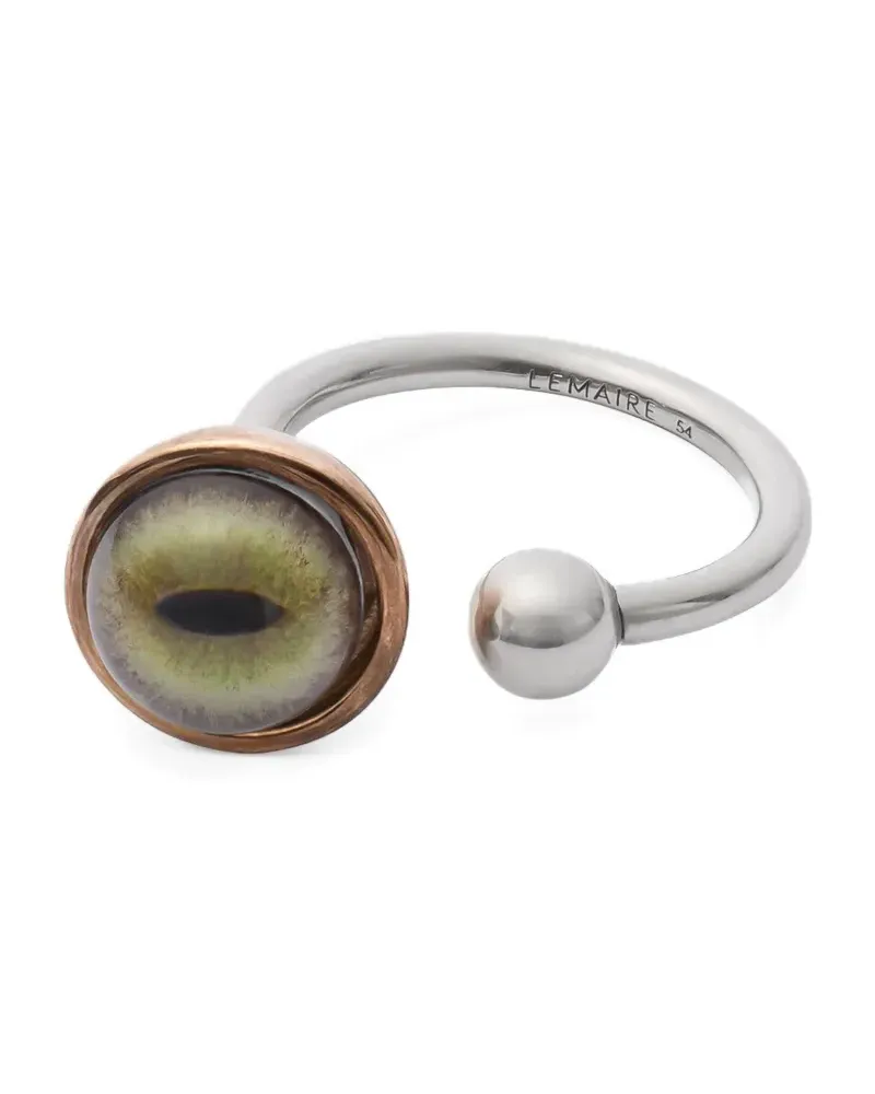 Christophe Lemaire Cat Eye Ring - Grün Grün