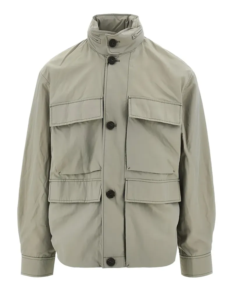 Emporio Armani buttoned pocket jacket - Grau Grau