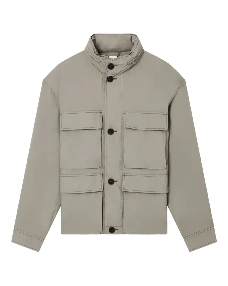 Emporio Armani Jacke mit geknöpften Taschen - Grau Grau